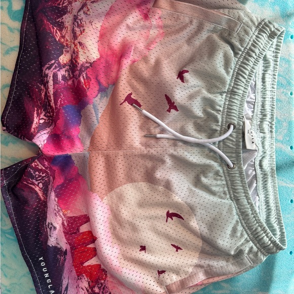 YoungLA Multicolor Athletic Shorts - Picture 1 of 5